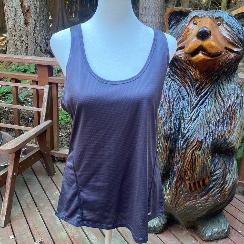 Avia women’s size large gray racer back tank top